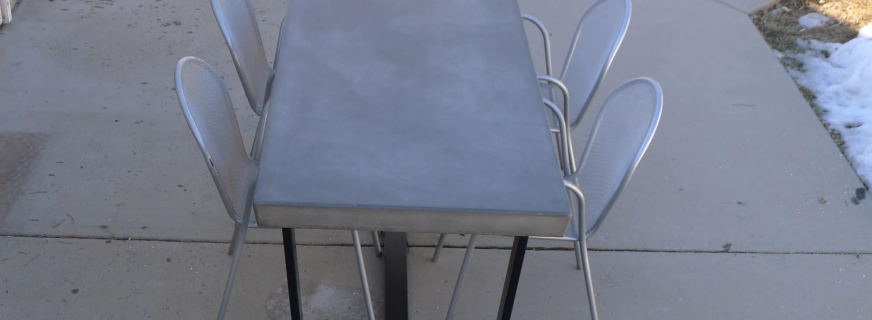 Outdoor dining table