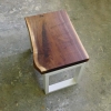 concrete and walnut end table 2