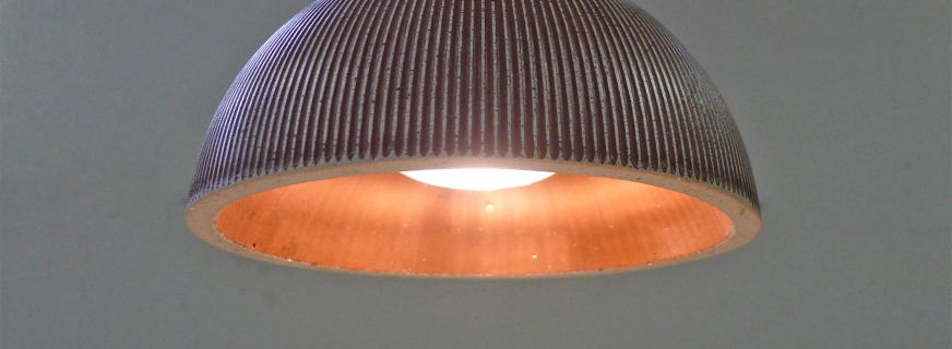 concrete pendant light