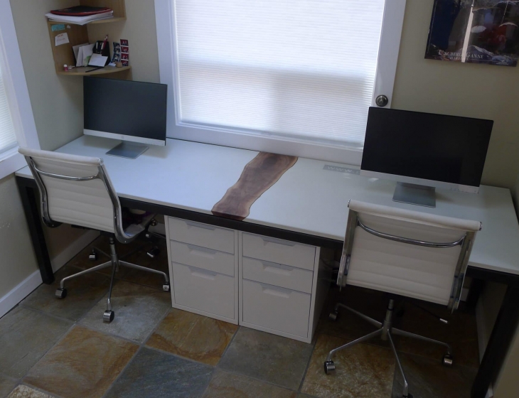 Walnut desk