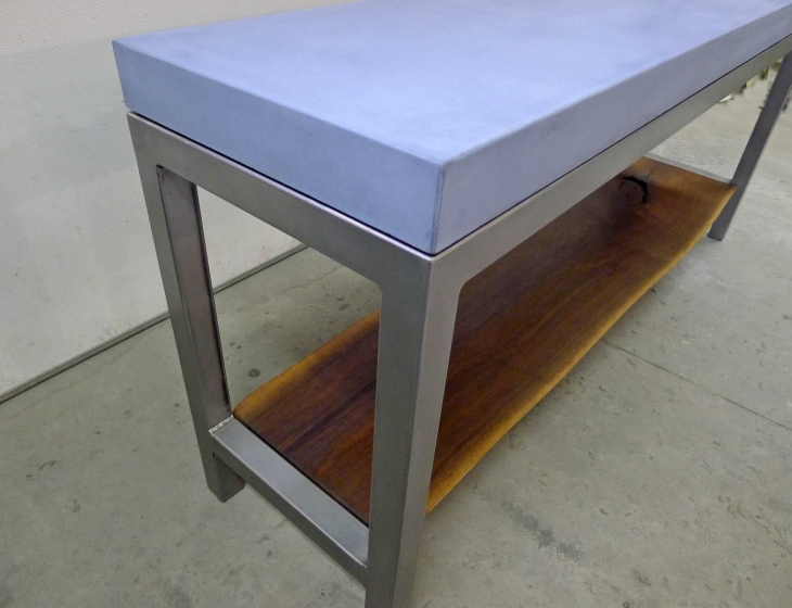 concrete sofa table