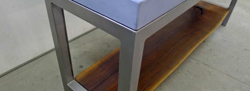 concrete sofa table