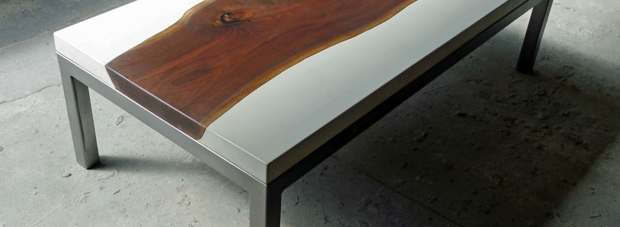 concrete river table