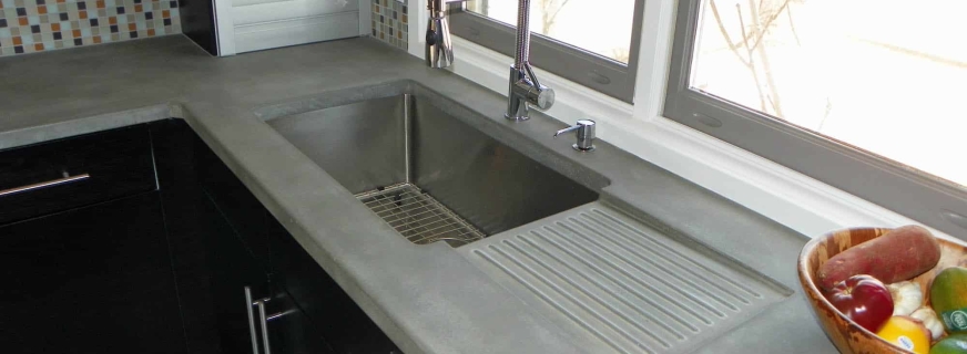 Pine Street, Boulder concrete countertops