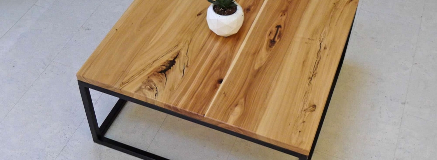 Hickory coffee table