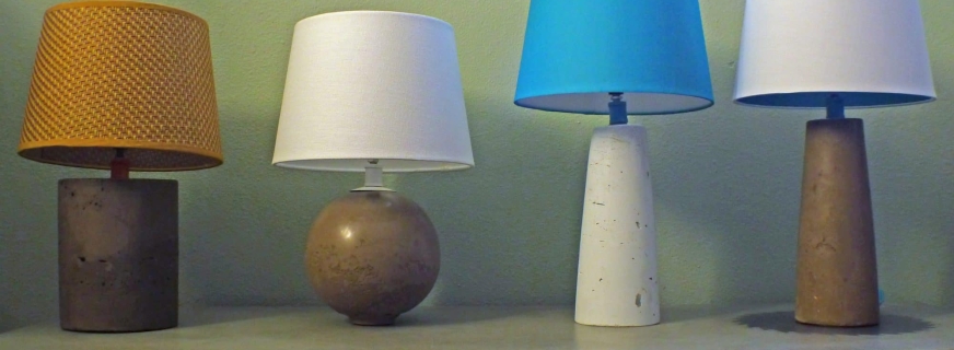 Concrete lamps