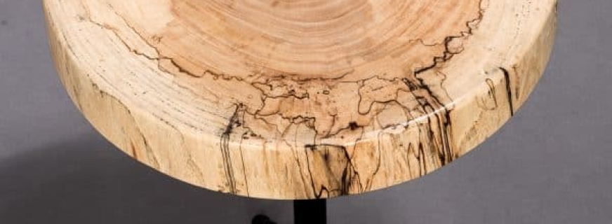 Spalted Maple end table