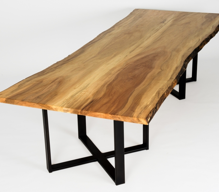 Live edge maple table