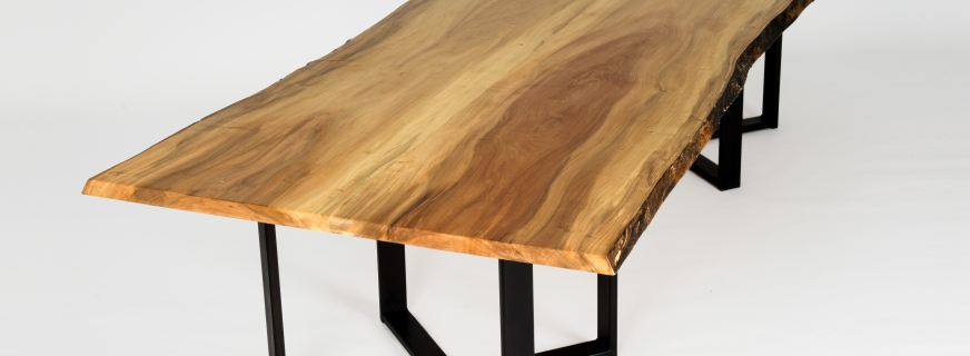 Live edge maple table