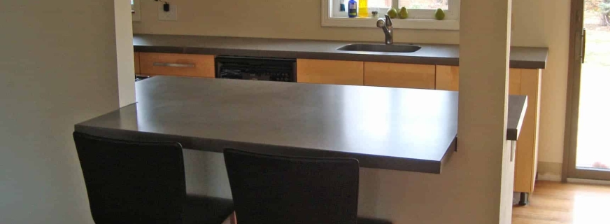 Table Mesa concrete kitchen