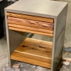 concrete nightstand