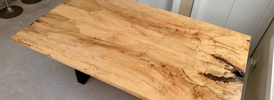 Maple dining table