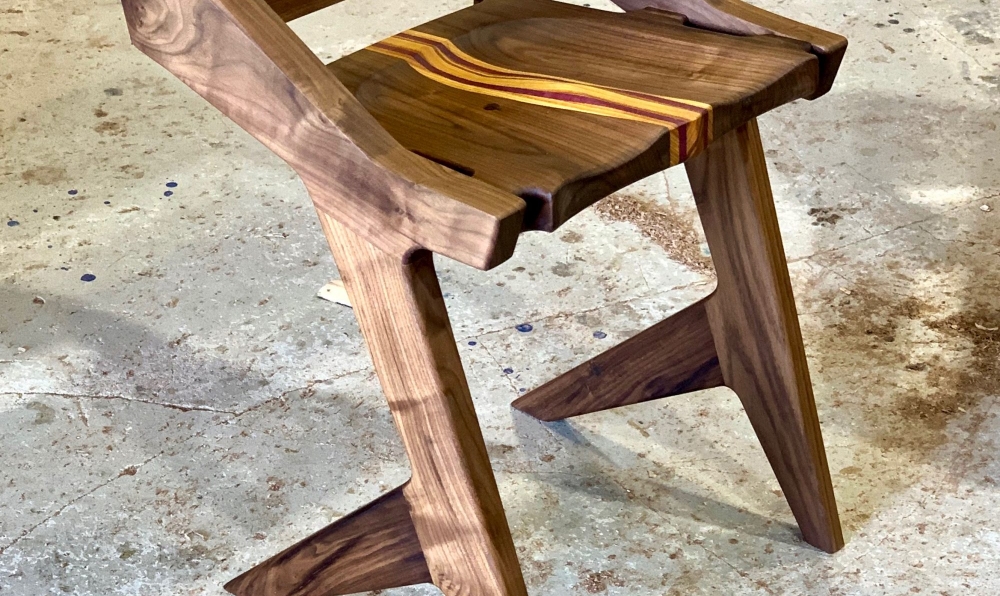 walnut chair