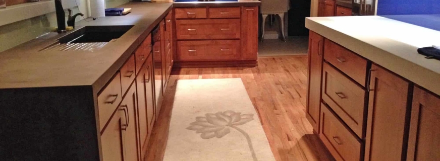 Boulder concrete kitchen