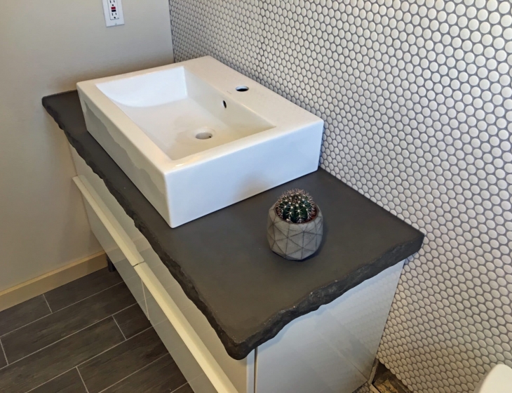Basement bathroom