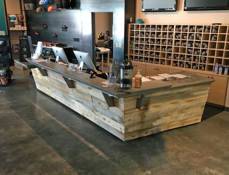 Evo rock and Fitness concrete counters