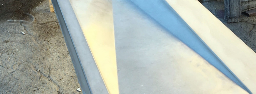 custom concrete trough sink