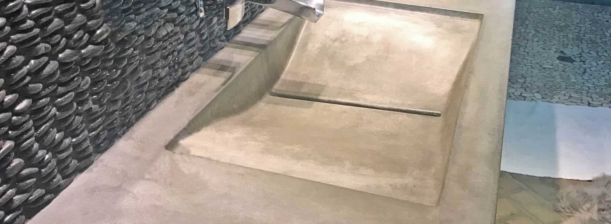 Double concrete wave sink