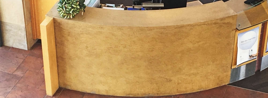 BCH concrete reception desk