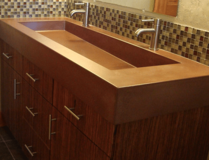 custom ramp sink