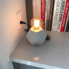 geometric concrete table lamp