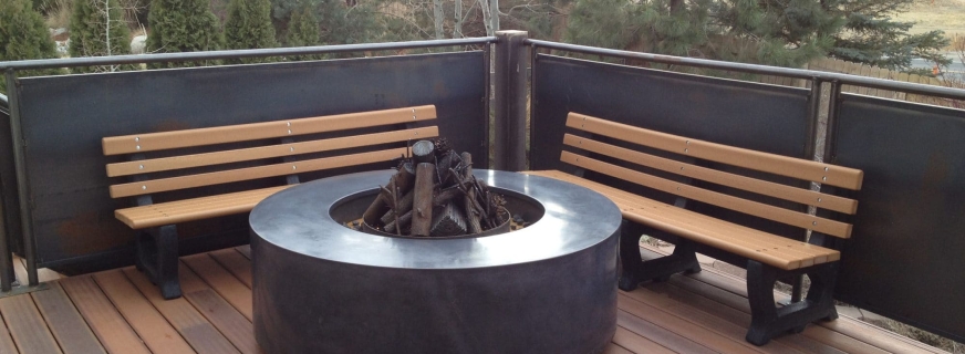 5 foot diameter concrete fire pit