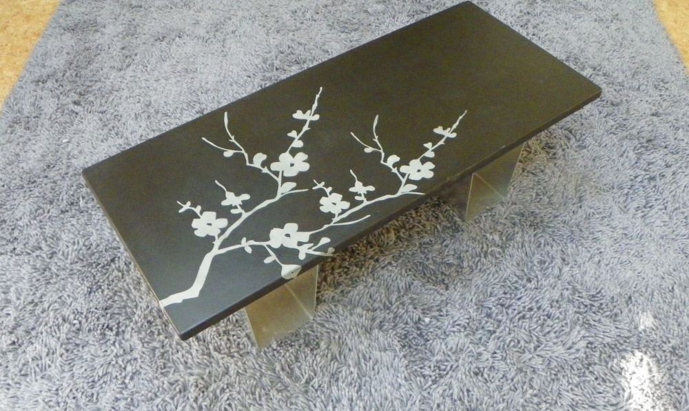 concrete cherryblossom table