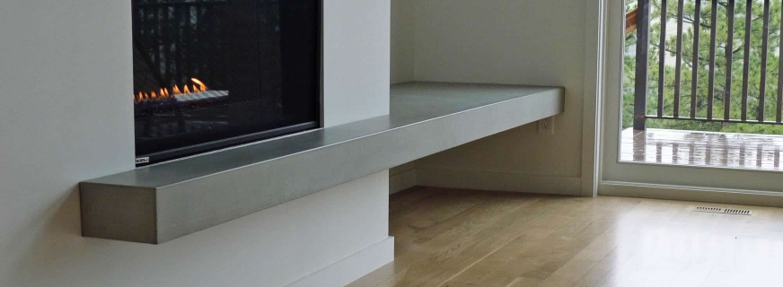 Boulder foothills concrete hearth