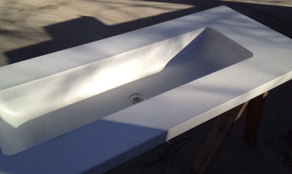 white trough